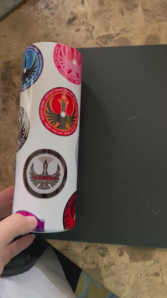 Rebel Loon Badge Tumbler